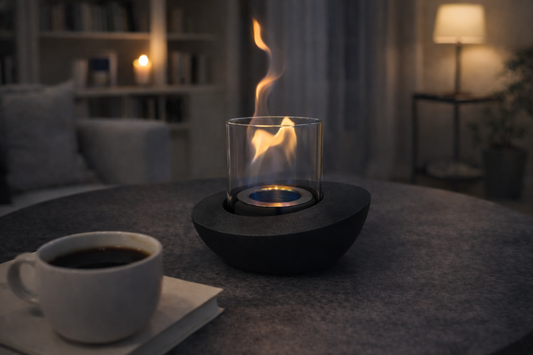 Aura Stone Masaüstü Şömine